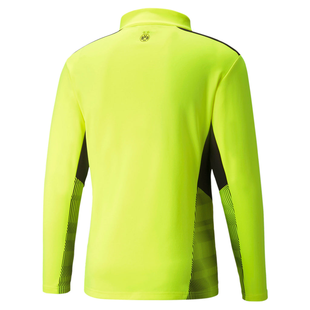 [759069-03] Mens Puma BVB BORUSSIA DORTMUND TRAINING 1/4 ZIP TOP