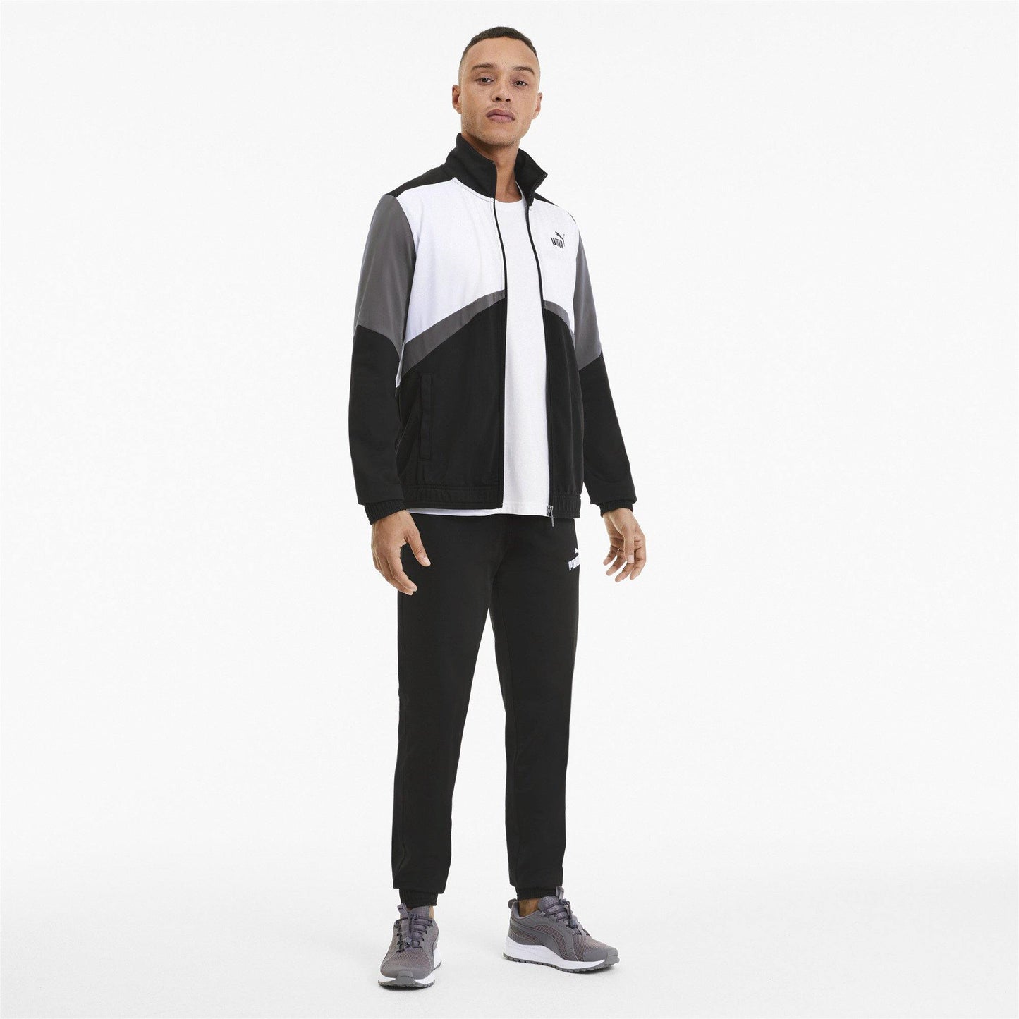 [581599-01] Mens Puma Colorblock Retro Tracksuit CL - sneakAR